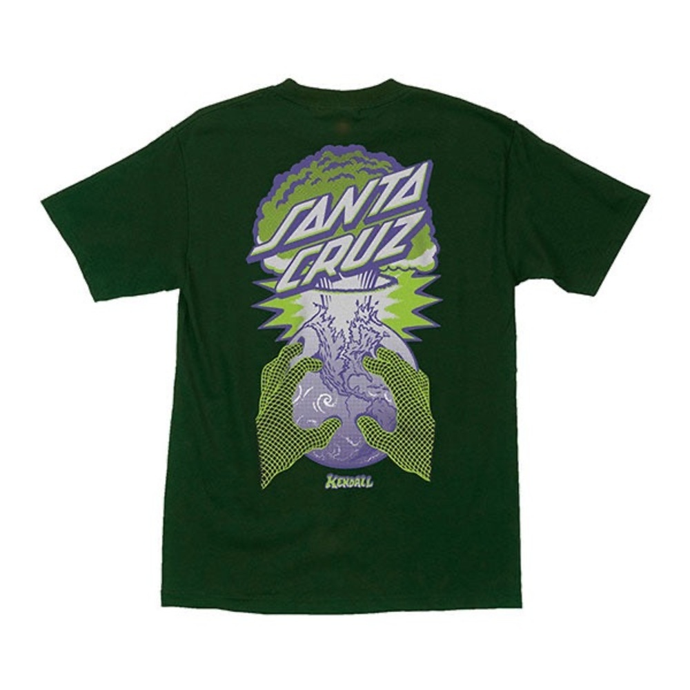 Santa Cruz Crystal Ball Print Graphic T Shirt Mens Size Medium - Picture 2 of 9